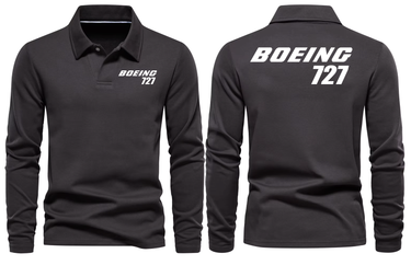 BOEING 727 LONG SLEEVE POLO